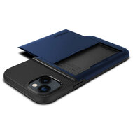 Spigen Slim Armor CS iPhone 14 hoesje blauw