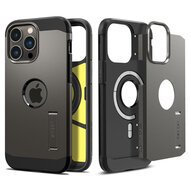 Spigen Tough Armor MagSafe iPhone 14 Pro hoesje grijs