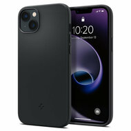 Spigen Silicone Fit MagSafe iPhone 14 Plus hoesje zwart
