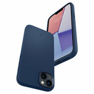 Spigen Silicone Fit MagSafe iPhone 14 Plus hoesje navy
