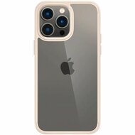 Spigen Crystal Hybrid iPhone 14 Pro Max hoesje beige