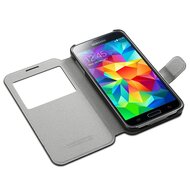 Spigen Flip View case Galaxy S5 Black
