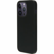 Mobiparts Silicone iPhone 14 Pro hoesje zwart