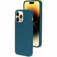 Mobiparts Silicone iPhone 14 Pro Max hoesje blauw