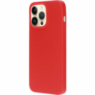 Mobiparts Silicone iPhone 14 Pro Max hoesje rood