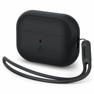 Spigen Silicone Fit AirPods Pro 2 hoesje zwart