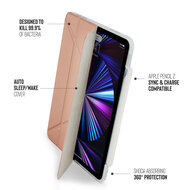 Pipetto Origami Pencil iPad Pro 2022 / 2021 12,9 inch hoesje rose gold