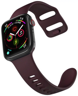 TechProtection Soft Apple Watch 44 / 42 mm bandje Bordo