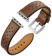 TechProtection Leather Apple Watch 49 / 45 / 44 mm bandje Bruin