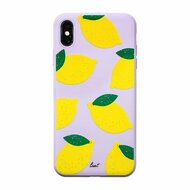 LAUT Tutti Frutti iPhone XS hoesje Limoen