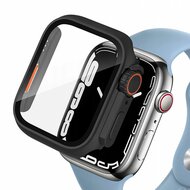 Tech Protection Full Body Apple Watch 45 mm screenprotector zwart / oranje