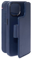 Decoded leren 2 in 1&nbsp;MagSafe Wallet iPhone 15 hoesje navy