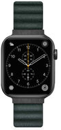 LAUT Novi Luxe leren Apple Watch 49 / 45 / 44 mm bandje groen