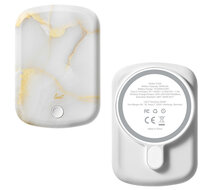 LAUT Handy MagSafe powerbank marble wit