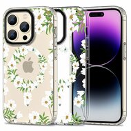 Tech Protection Floral MagSafe iPhone 15 Pro hoesje Daisy