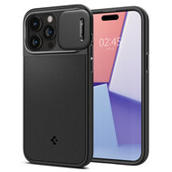 Spigen Optik Armor iPhone 15 Pro hoesje zwart