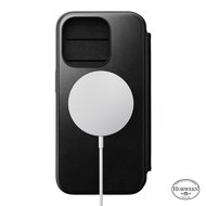Nomad Horween MagSafe Folio iPhone 15 Pro Max&nbsp;hoesje zwart