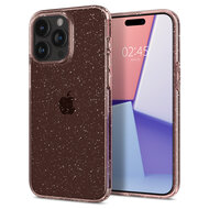Spigen Liquid Crystal iPhone 15 Pro hoesje rose glitter