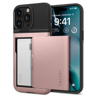 Spigen Slim Armor CS iPhone 15 Pro hoesje rose