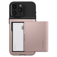 Spigen Slim Armor CS iPhone 15 Pro hoesje rose