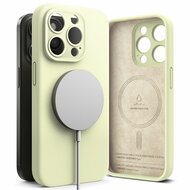 Ringke Silicone MagSafe iPhone 15 Pro Max hoesje geel