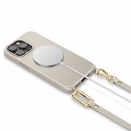 Spigen Cyrill Classic MagSafe iPhone 15 Pro Max hoesje met draagkoord beige