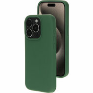 Mobiparts Silicone iPhone 15 Pro hoesje groen