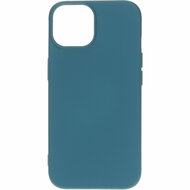 Mobiparts Silicone iPhone 15 hoesje blauw