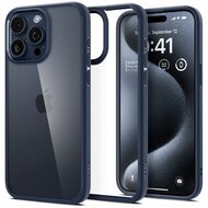 Spigen Ultra Hybrid iPhone 15 Pro hoesje navy