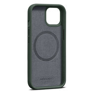 Woolnut leren MagSafe iPhone 15 Plus hoesje groen