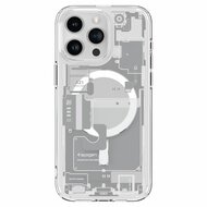 Spigen Ultra Hybrid MagSafe iPhone 15 Pro hoesje zero wit