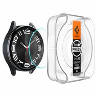 Spigen EZ Fit Galaxy Watch 6 Classic 43 mm screenprotector 2 pack