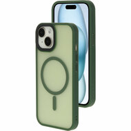 Mobiparts MagSafe iPhone 15 hoesje groen