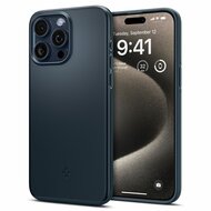 Spigen Thin Fit iPhone 15 Pro Max hoesje slate