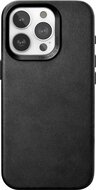 Woodcessories Bio Leather MagSafe iPhone 15 Pro hoesje zwart