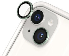 RhinoShield Tempered Glass iPhone 15 / iPhone 15 Plus camera beschermer groen