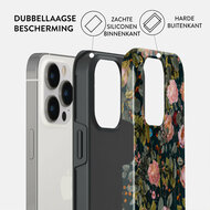 Burga Tough iPhone 15 Pro hoesje bloomy garden