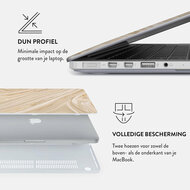 Burga MacBook Air 13,6 inch hardshell full glam