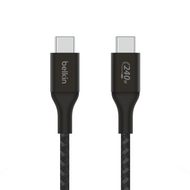 Belkin Braided 240 watt USB-C kabel 1 meter zwart