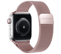 Decoded Milan Traction Apple Watch 41 / 40 mm bandje rose goud