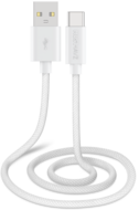 Musthavz braided USB-A naar USB-C kabel 0,5 meter wit