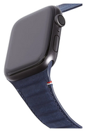 Decoded Traction Leather Apple Watch 41 / 40 mm bandje Donkerblauw