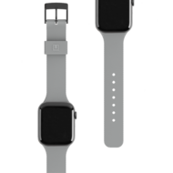 UAG Silicone Apple Watch 45 / 44 mm strap bandje Grijs