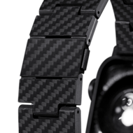 Het&nbsp;Pitaka Carbon Fiber Apple Watch bandje is 100% gemaakt van carbon.  Gemaakt van duurzame 1K carbon fiber en is gesch