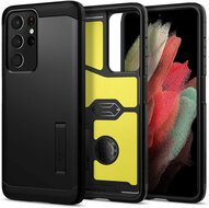 Spigen Tough Armor Galaxy S21 Ultra hoesje Zwart