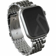 Burga Chic Royal Apple Watch 45 / 44 mm band zilver