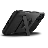 Spigen Rugged Armor MagSafe iPhone 16 hoesje zwart