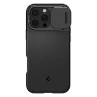 Spigen Optik Armor MagSafe iPhone 16 Pro hoesje zwart
