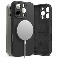 Ringke Silicone MagSafe iPhone 16 Pro hoesje zwart