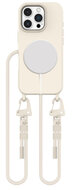 Tech Protection iPhone 16 Pro hoesje met koord beige